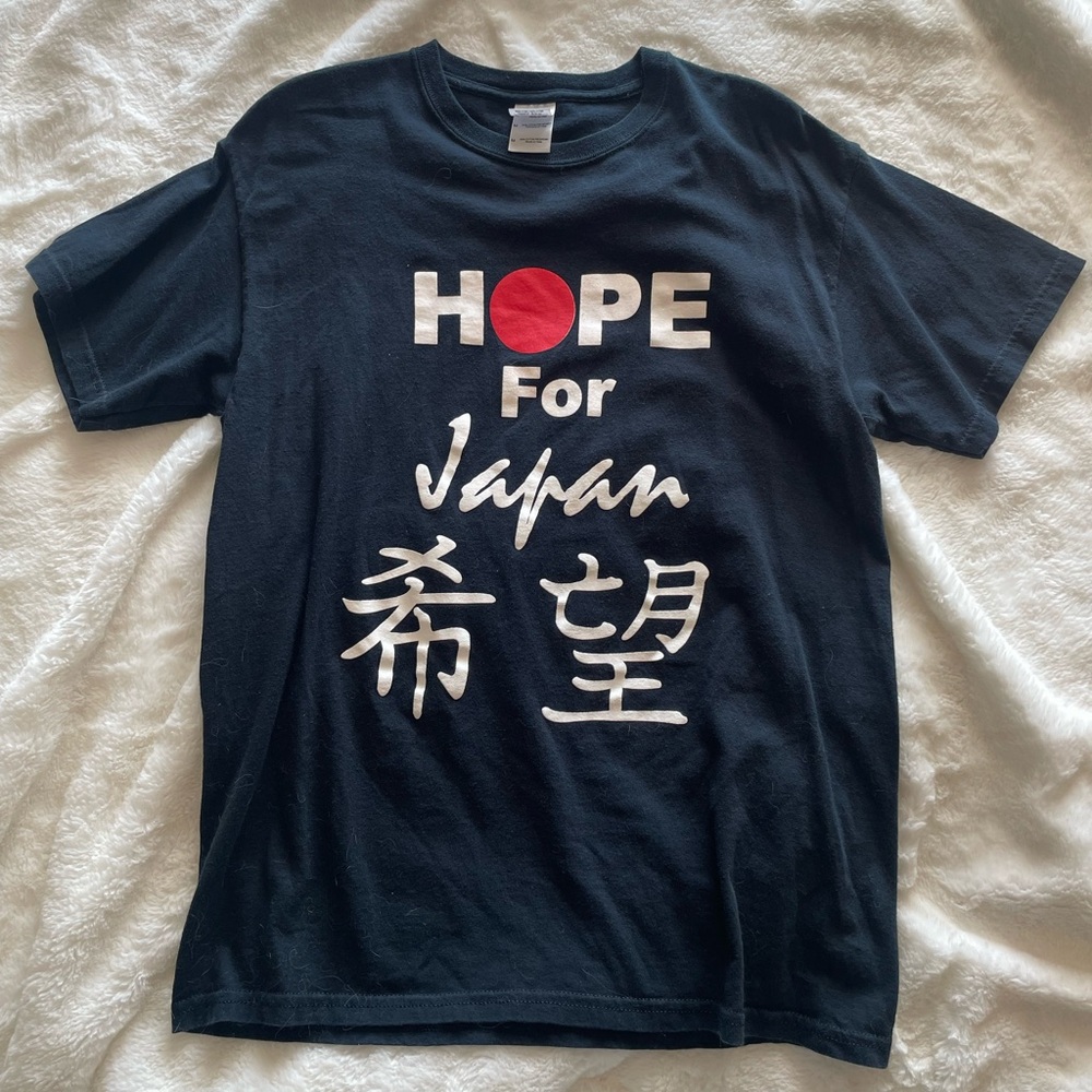 Vintage Black Hope for Japan Tee